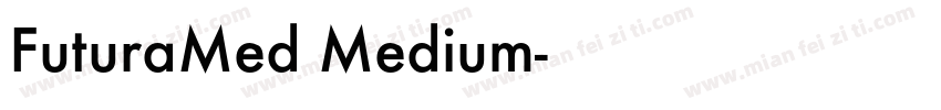 FuturaMed Medium字体转换